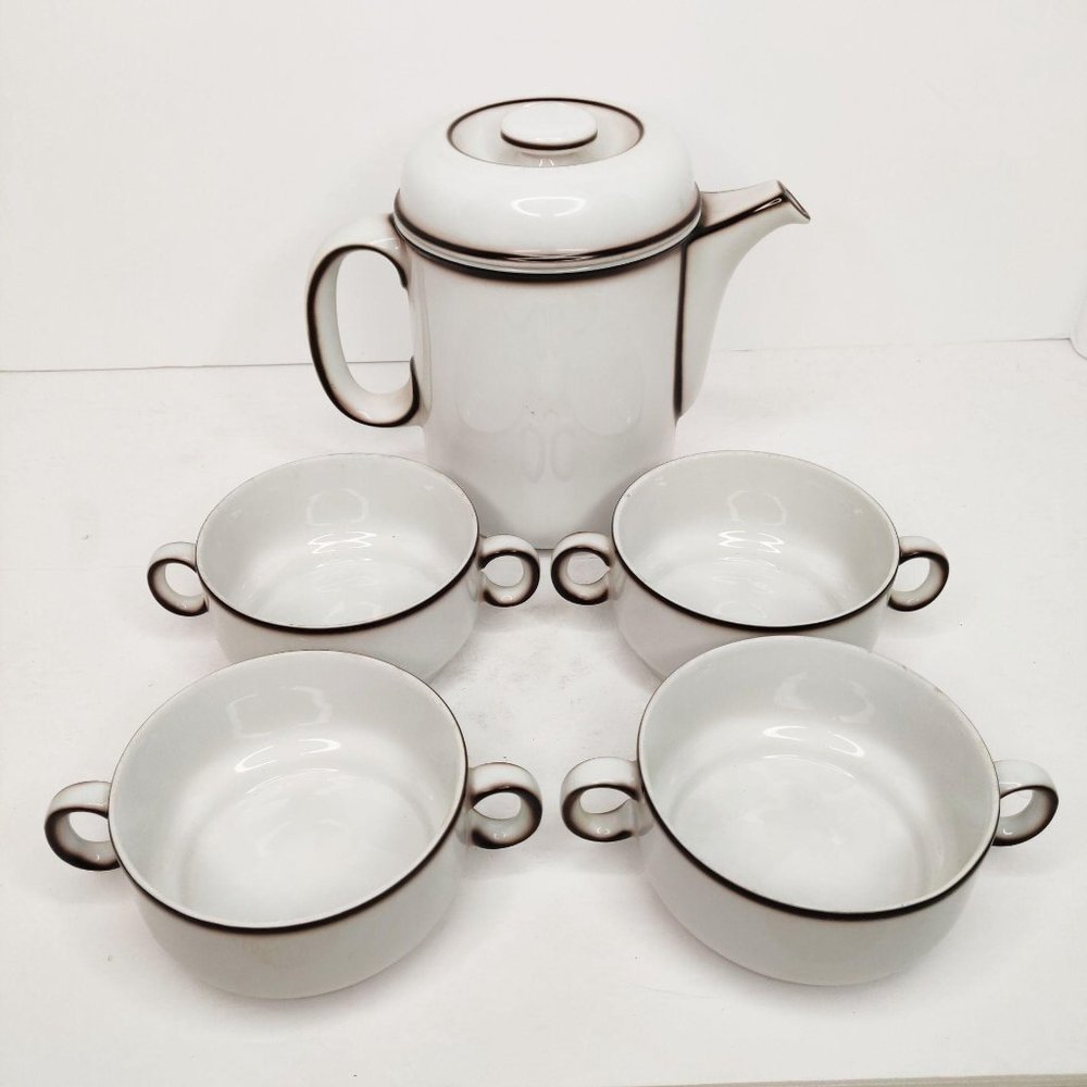 Vintage MCM Thomas KODIAK Coffee Pot Tea Pot Set